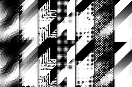10 houndstooth patterns, a Pattern Graphic by tkdesign