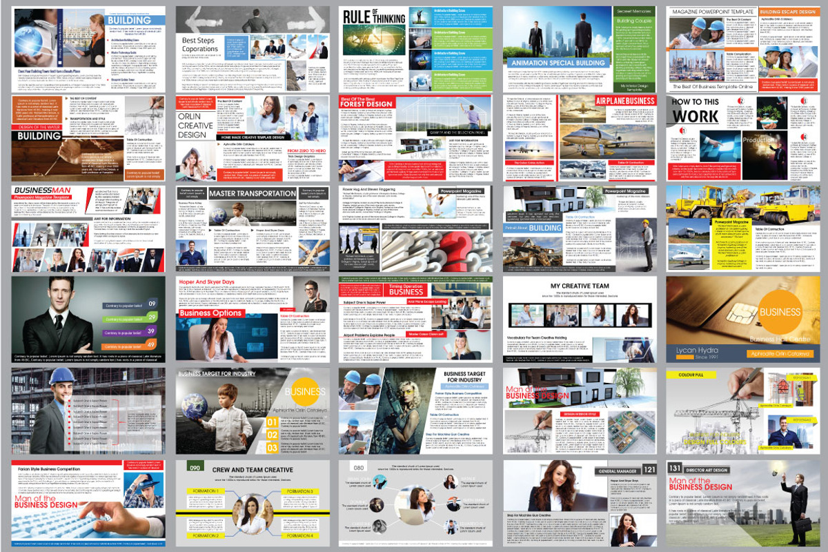 Curva Business Magazine Presentation, a Presentation Template by Orlin (Photo 3 of 5)