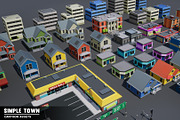 Simple Town - Cartoon City Assets, an Environmental 3D Model by Simple Assets (Thumbnail 13 of 13)