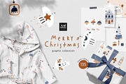 Boho Christmas - vector collection, a Seasonal Illustration by avdnadi (Thumbnail 1 of 11)