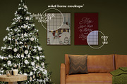 DREAMY | Christmas Frame Mockup Set, a Household Mockup by SoleilHomeMockups (Thumbnail 2 of 11)