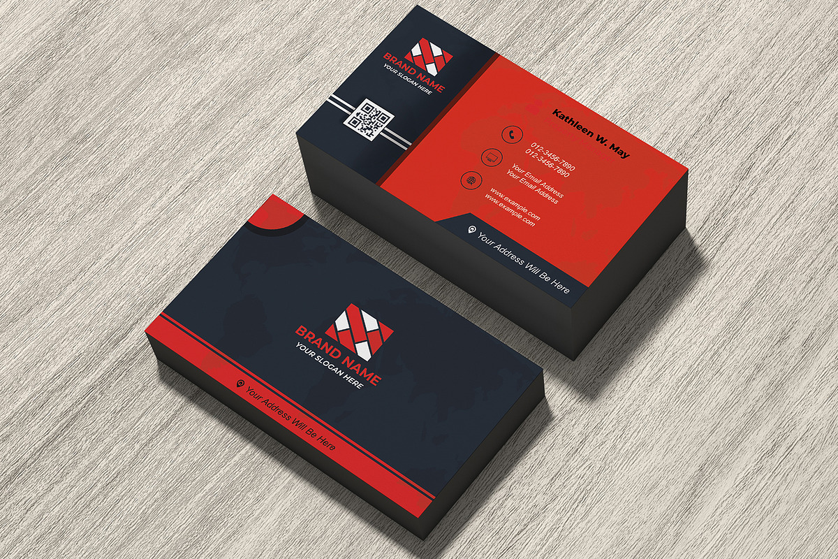 Corporate Business Card PSD, a Business Card Template by Mohammad Sarfaraz (Photo 7 of 7)