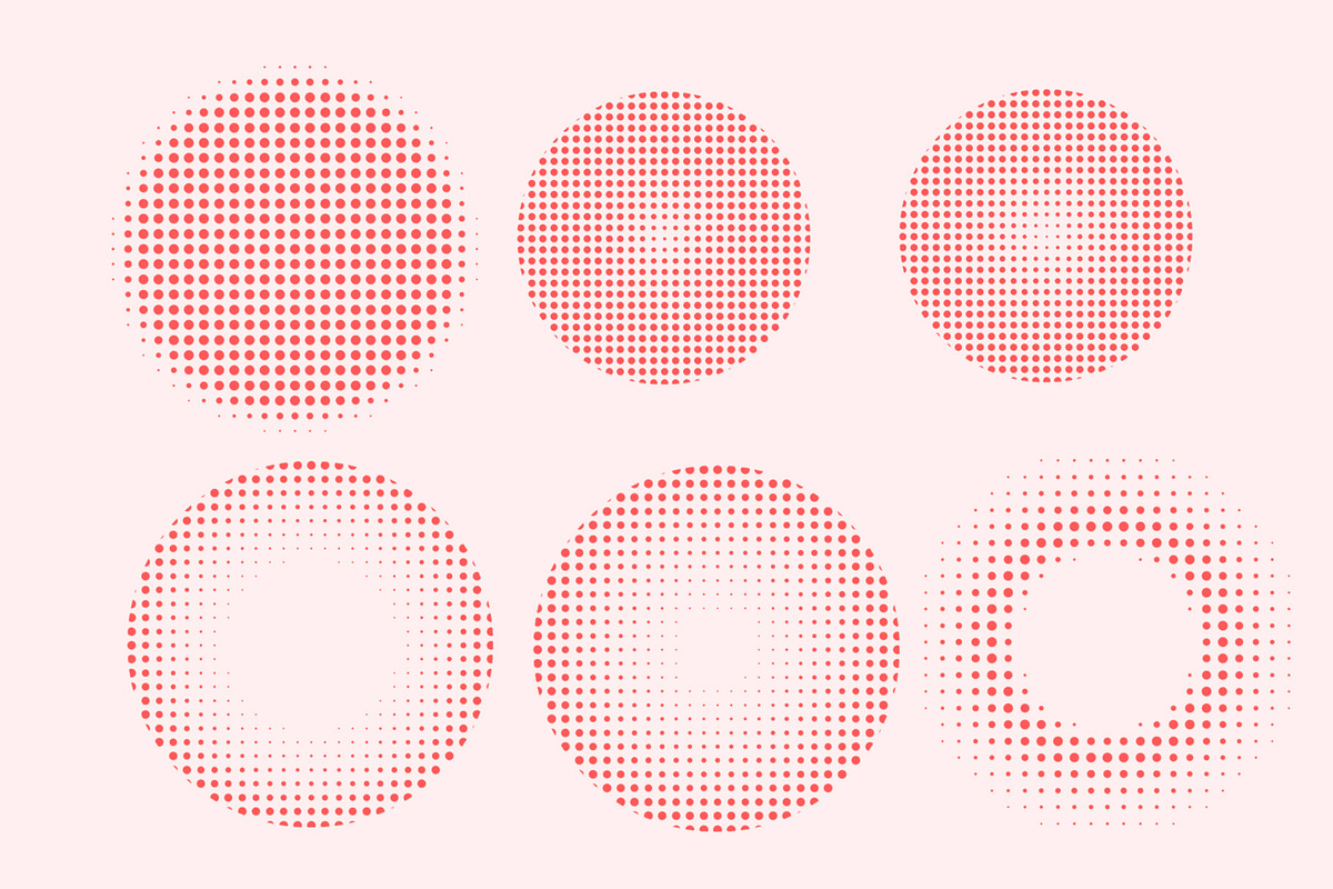 100 Halftone Brush Shape Design, an Action Add-On by Photoshop Action (Photo 3 of 14)
