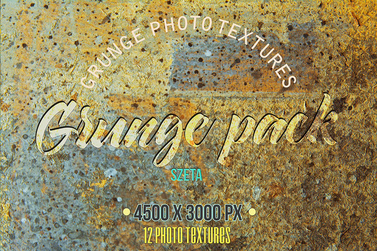 12 Grunge textures-photo pack, a Texture Graphic by JAY MID IMAGE (Photo 3 of 9)