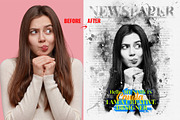 News Paper Mixed Media Art Effect, an Action Add-On by MRI STUDIO (Thumbnail 31 of 43)