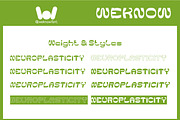 Neuroplasticity  font, a Font by weknow (Thumbnail 8 of 8)