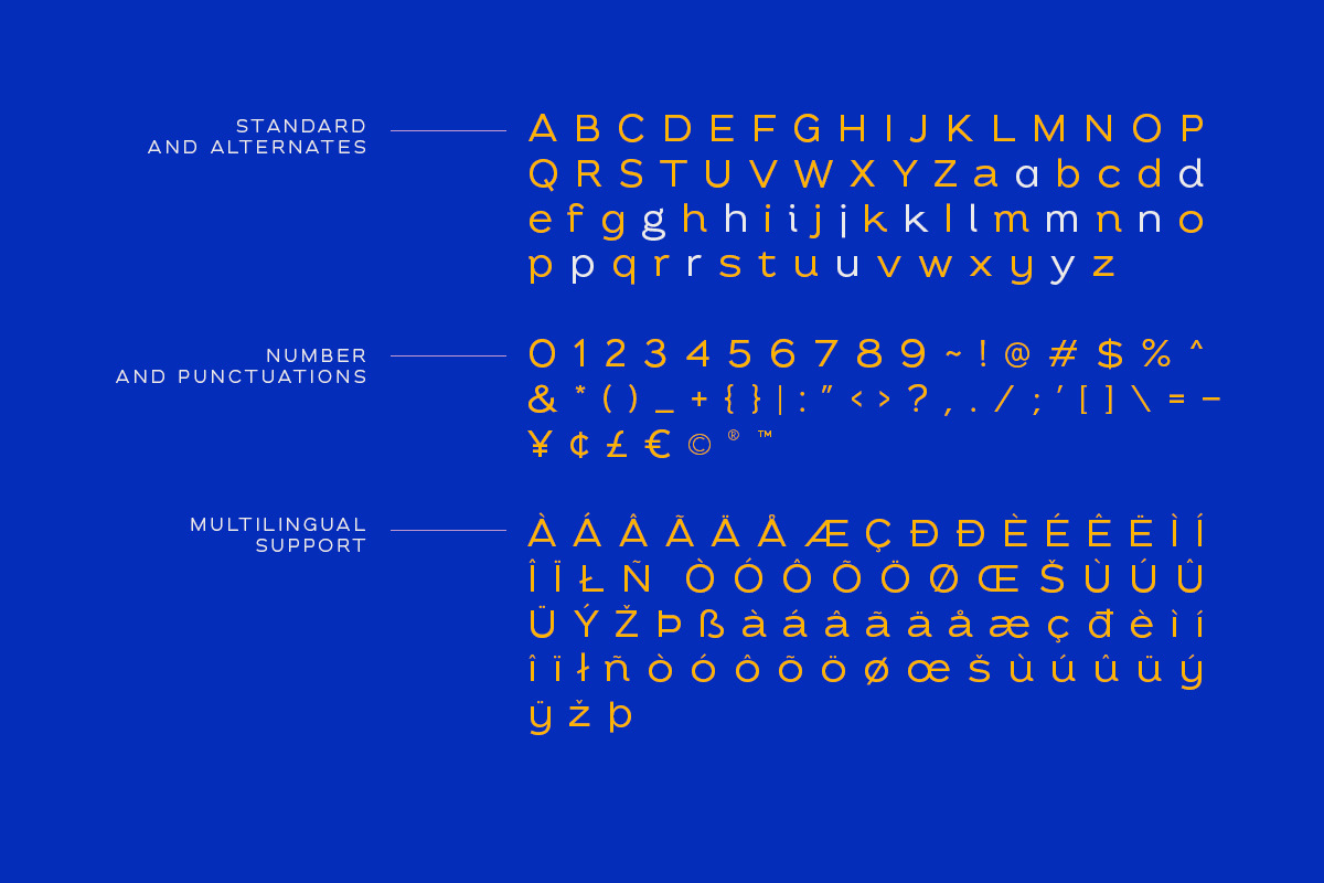 Ezra - Modern Sans (50% OFF), a Sans Serif Font by Sarid Ezra (Photo 8 of 9)
