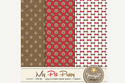 Puppy Dog Digital Papers, a Pattern Graphic by JennyL Designs (Thumbnail 3 of 5)