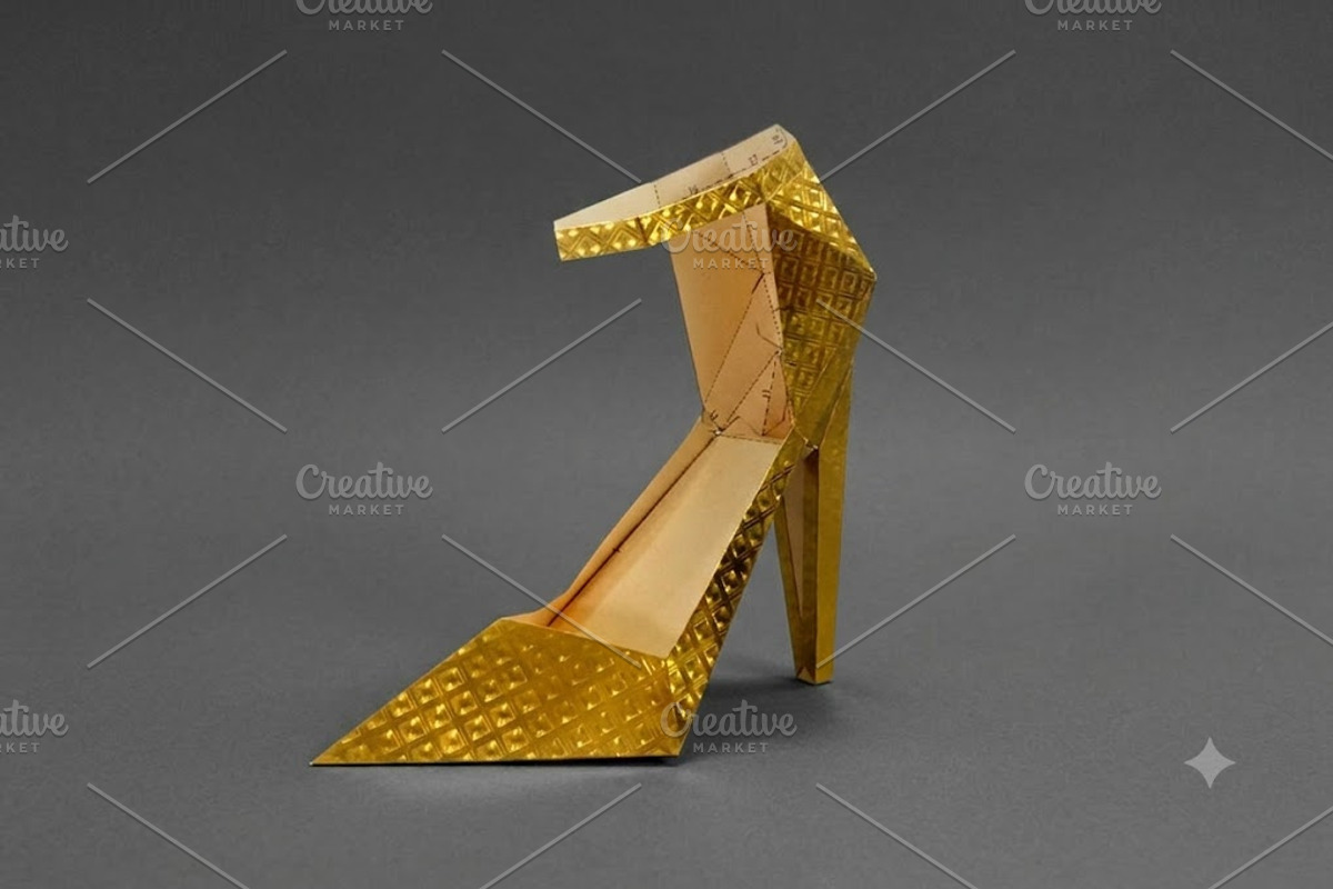 Pointed high heel - 3d papercraft, a Card Template by PAPER amaze (Photo 3 of 3)