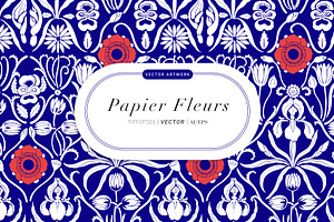Papier Fleur, Vector Luxury Print!