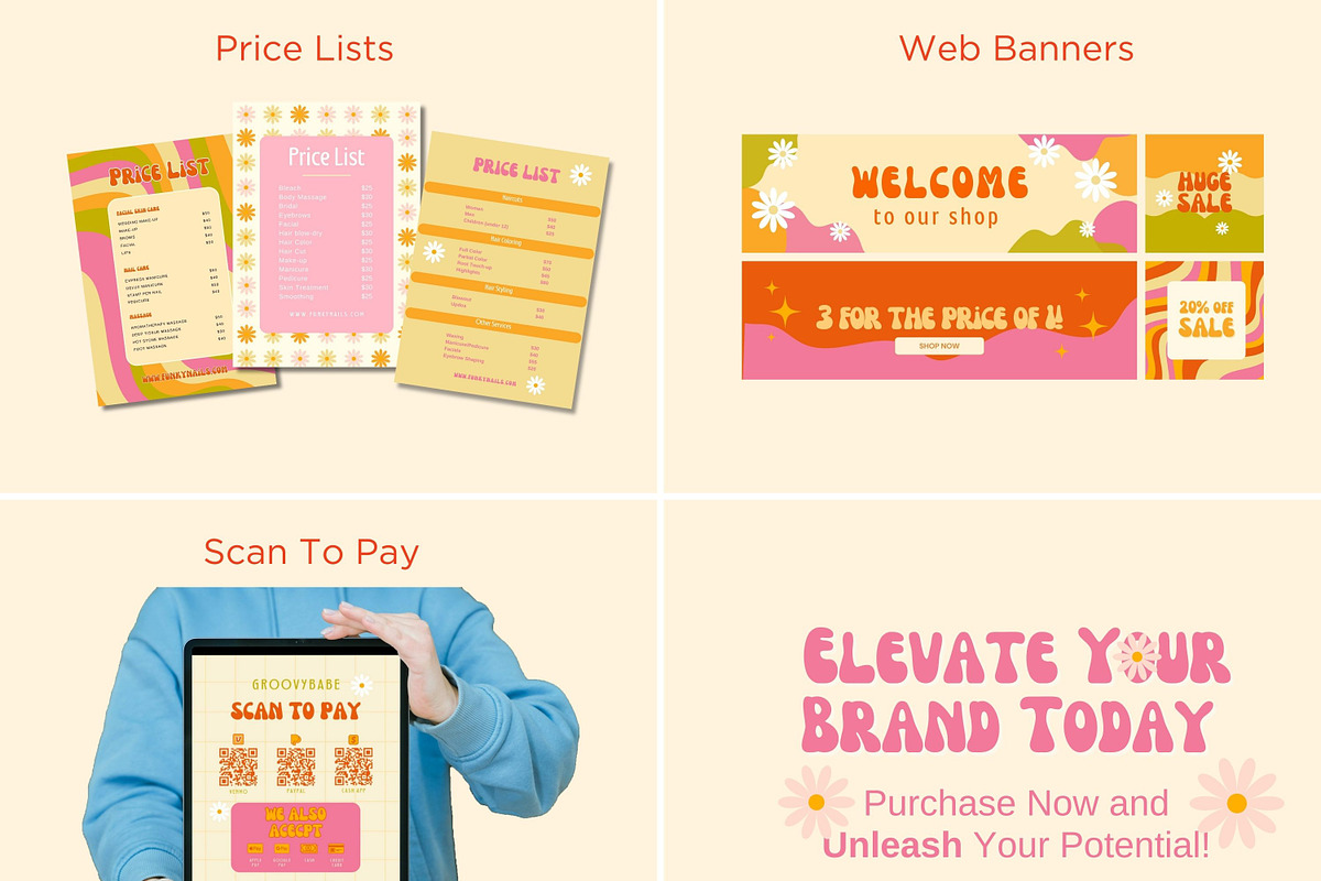 Ultimate Branding Kit Canva Template, a Branding & Logo Template by Hell Yeah Designs (Photo 5 of 8)