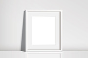 White Frame Mockup - PSD AI PNG JPEG, a Print Template by Minty Fresh Graphics (Thumbnail 5 of 5)
