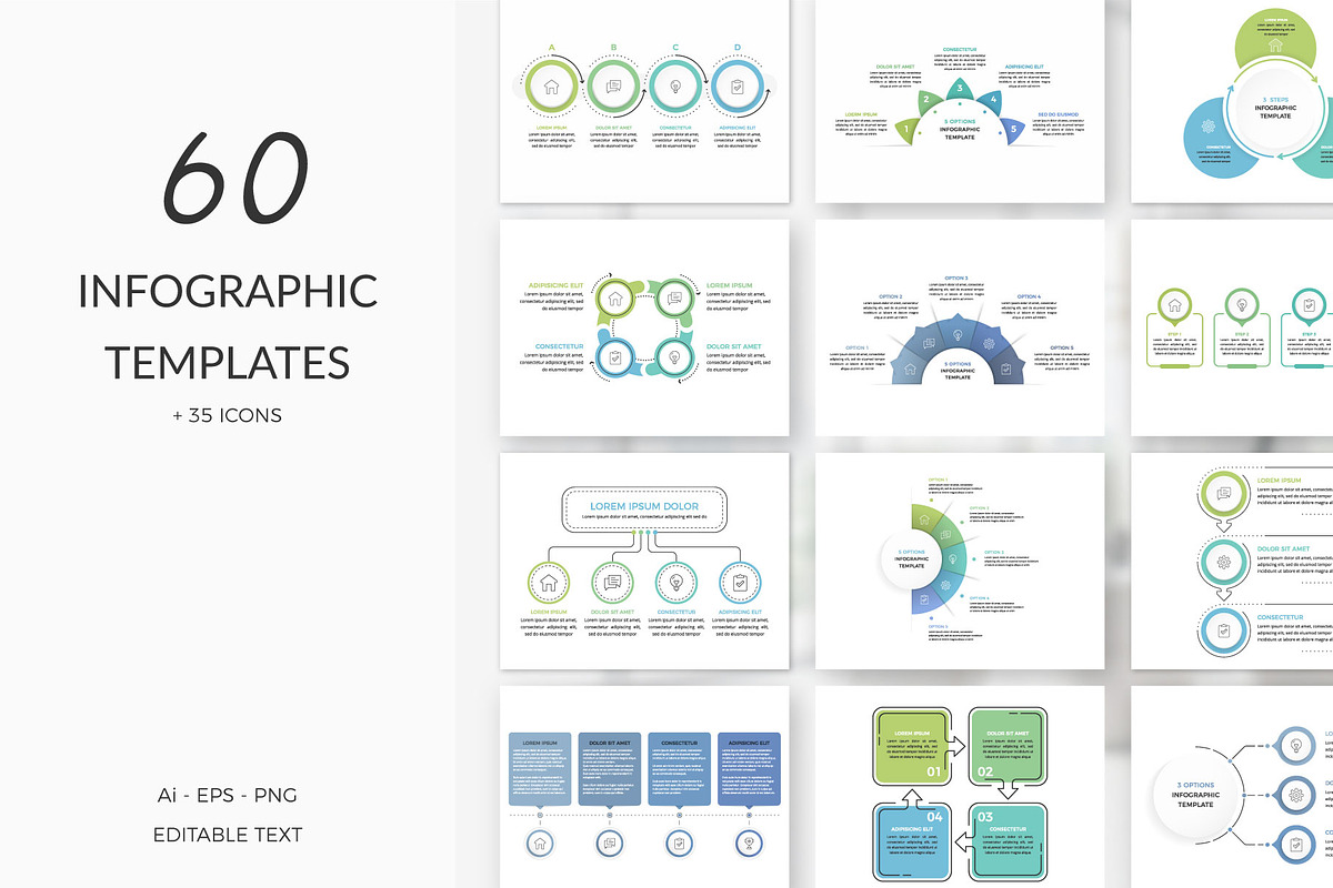 Infographic Templates Collection, an Object Graphic by PixMarket (Photo 1 of 11)