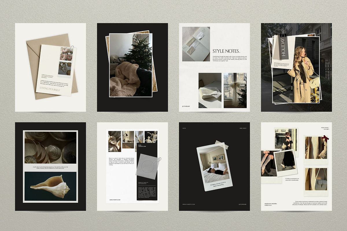 Quiet Luxury Canva Brand Kit, a Social Media Template by Pani Temp. (Photo 5 of 13)