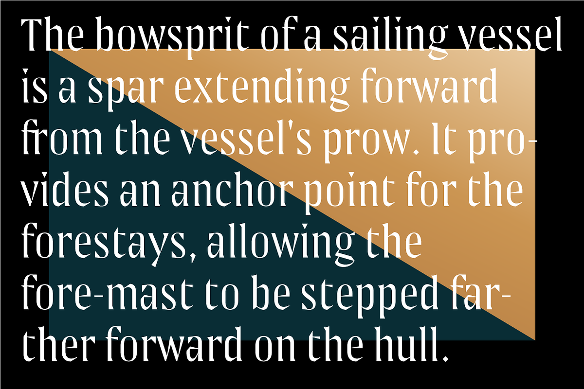 Bowsprit font, a Font by Yury Veselov (Photo 9 of 9)
