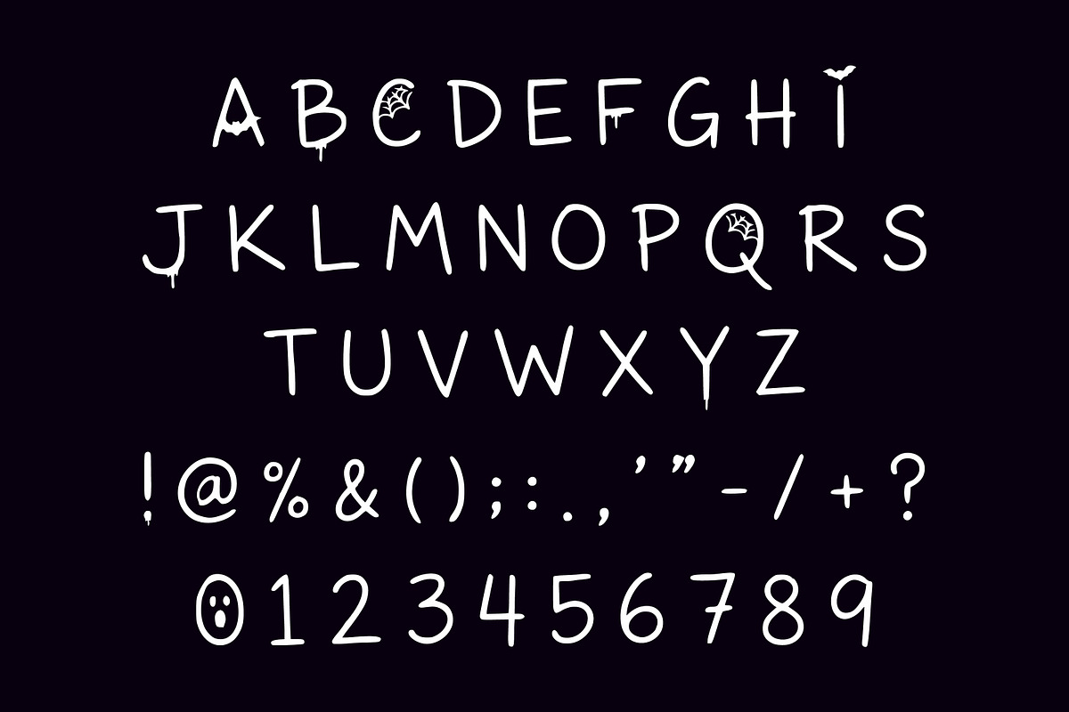 Night Horror - Handwritten Font, a Sans Serif Font by Limited.studio (Photo 6 of 6)