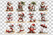 Summer Christmas Clipart, an Illustration by Nicolle's Colorful Art (Thumbnail 4 of 7)