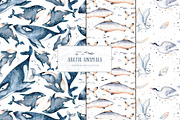 Arctic cute animals.  Watercolor set, an Animal Illustration by Peace ART (Thumbnail 21 of 22)