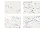 Vintage Elegant Flowers Backgrounds, an Object Graphic by CreativeFolks (Thumbnail 6 of 11)