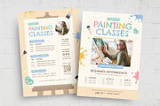 Kids Painting Class Flyer, a Flyer Template by BrandPacks (Thumbnail 1 of 6)