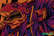 Deepzone Warfare Mutant Illustration, an Animal Illustration by badsyxn (Thumbnail 3 of 5)
