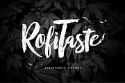 RofiTaste Typeface, a Script Font by alit design (Thumbnail 1 of 11)