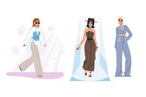 beauty model woman vector, a Person Illustration by pikepicture