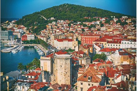 View to Split, Croatia, an Architecture Photo by Nature and travel