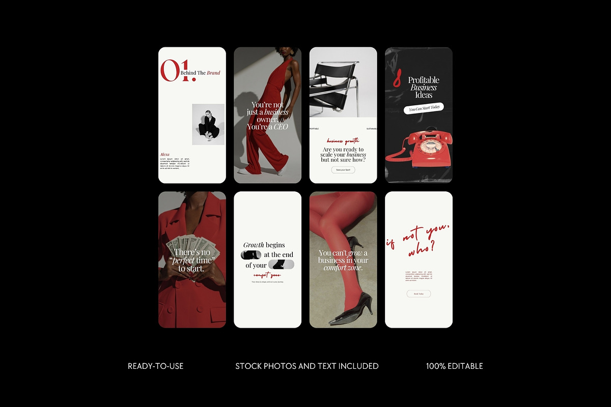 Business Coach Instagram Templates, a Templates & Theme by Terraa Studio Design (Photo 2 of 9)