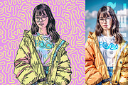 Vector Pastel Photo Effect, an Action Add-On by Amorjesu.com (Thumbnail 30 of 32)