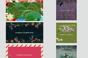 100 Scripture Canva Templates