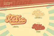 Vintage Round, a Script Font by Vintage Division (Thumbnail 7 of 10)