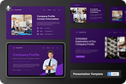 Company Profile Presentation Keynote, a Presentation Template by SquidPixey (Thumbnail 1 of 6)