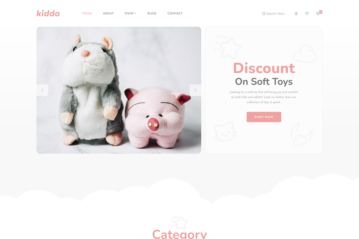 Kiddo - Kid Store HTML Web Template, a HTML Template by TemplatesJungle (Photo 3 of 3)