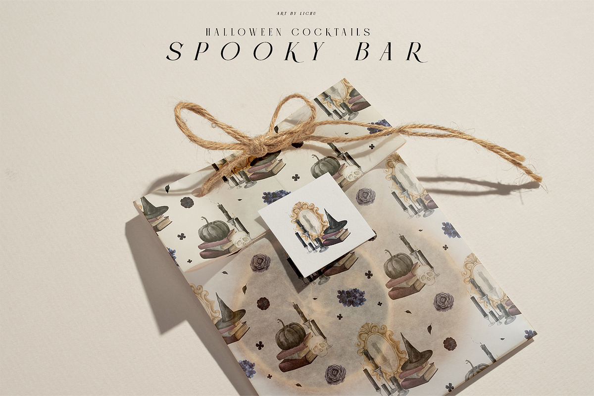 Spooky Bar Halloween Cocktails, a Seasonal Illustration by LiChu Art (Photo 10 of 14)