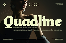 Quadline - Bold Sans-Serif Font