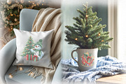 Winter Holidays watercolor clipart, an Illustration by susie-p-art (Thumbnail 8 of 18)