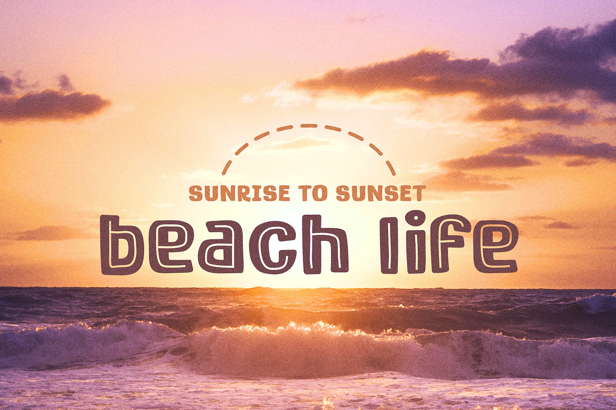 Kuloko Tropical Inline Sans Serif, a Sans Serif Font by Parker Creative (Photo 4 of 5)