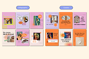Retro Pink & Purple Canva Insta Pack, a Social Media Template by Guavamelo Studio (Thumbnail 12 of 17)
