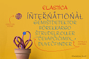 ELASTICA font + ELASTICA Icons font, a Handwritten Font by Inkoteka (Thumbnail 5 of 6)