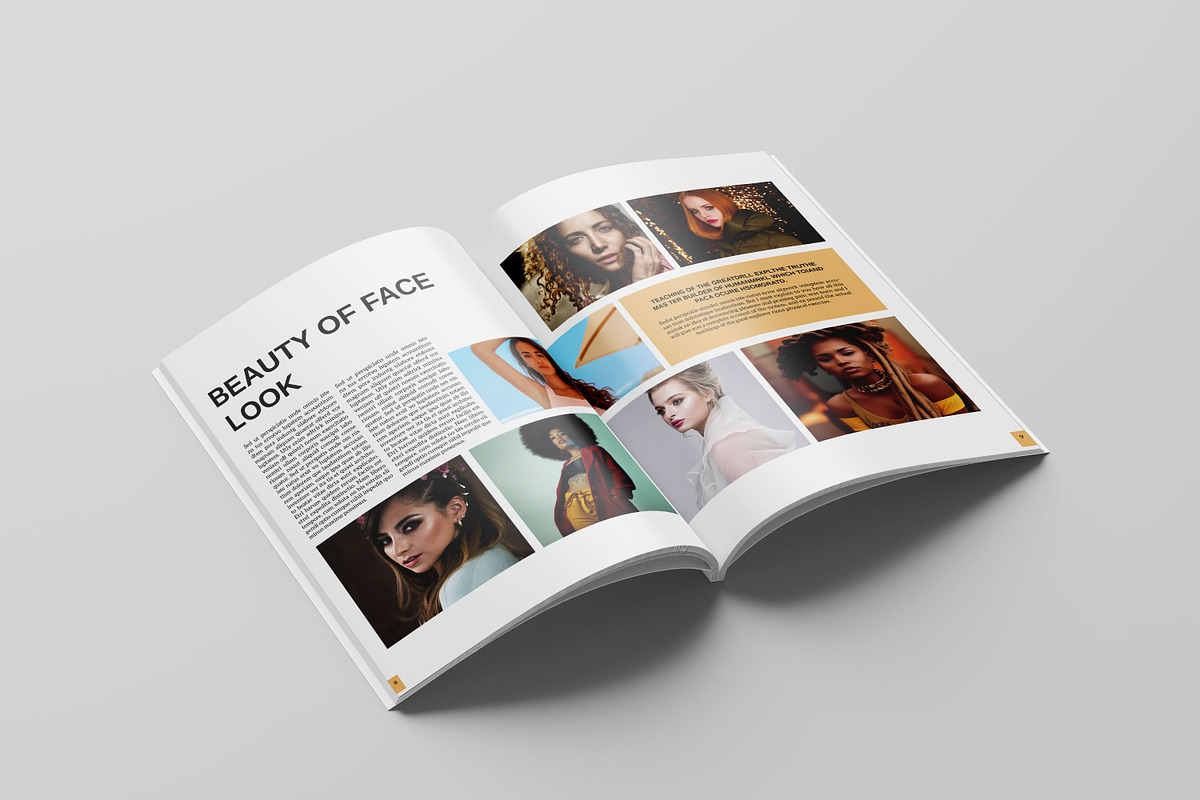 Fashion Lookbook Template, a Magazine Template by retrographix (Photo 10 of 14)