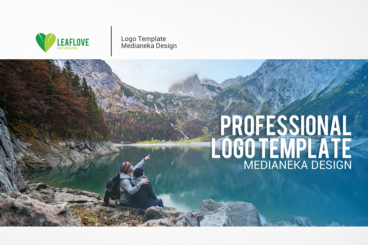 Green Love Company logo, a Branding & Logo Template by Medianeka (Photo 2 of 4)