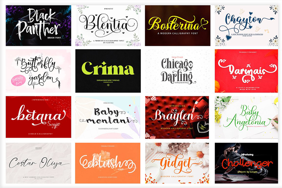 Fabulous Font Bundles, a Script Font by Gatype (Photo 4 of 18)