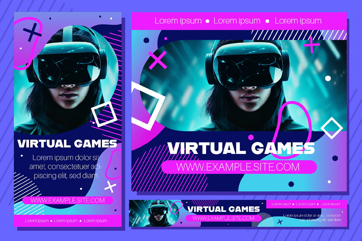 Web Banner Gaming Page, a Templates & Theme by studiogstock (Photo 1 of 5)