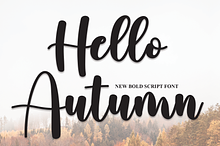 Hello Autumn | Script Font