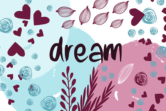 Dream font+bonus backgrounds preview 5