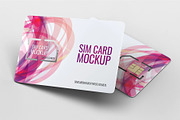 Sim Card Mock-Up, a Product Mockup by Se٧enStudio (Thumbnail 1 of 7)