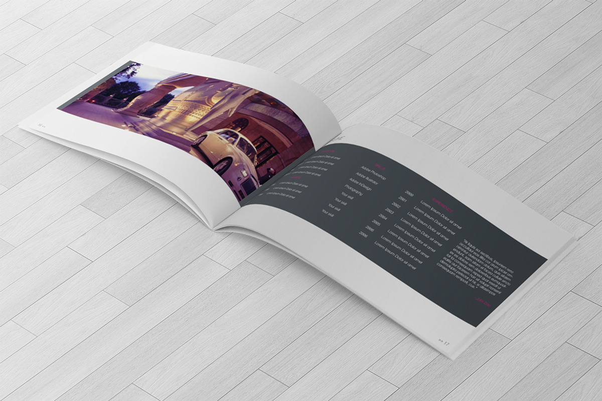 US Half-Letter Brochure Mockups, a Print Template by Andre28 (Photo 9 of 9)