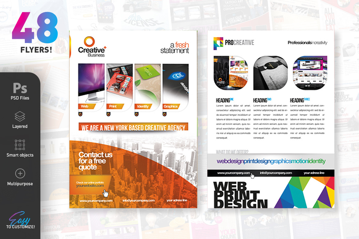 Essential Business Flyer Mega Bundle, a Flyer Template by Reclameworks (Photo 15 of 25)