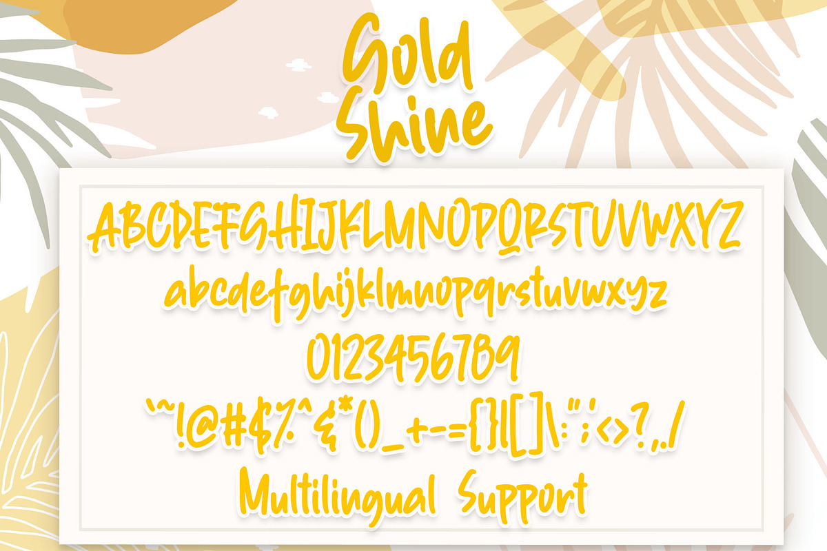 Gold Shine, a Font by Dm Studio (Photo 5 of 5)